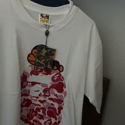XL pink Bape Shirt