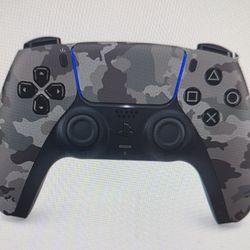 Grey Camouflage Sony PlayStation 5 Controller   Wireless  Game Controller 