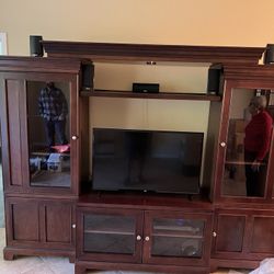 Entertainment Center And China cabinet 
