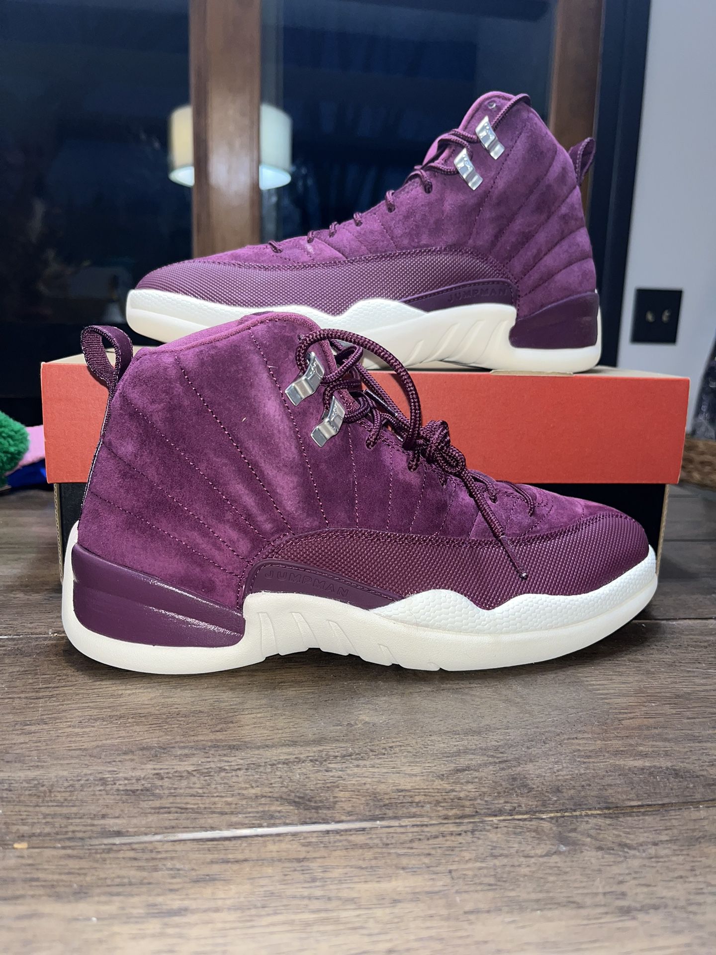 New Jordan 12, Bordeaux Size 10