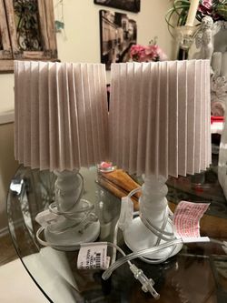 Set of Two Small Table Lamps