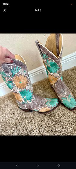 Coral Floral Boots