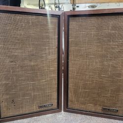Vintage Teac LS- 350 Acoustic Suspension 3 way speakers system Japan 1960s rare