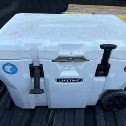 Lifetime 55 Quart Cooler With Wheels 