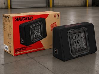 Kicker L7 Solo-Baric L7T 12" Shallow Truck Subwoofer Square Box 2-Ohm 1200 Watts 46TL7122 TL7T12
