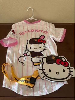 Hello Kitty San Diego Padres Belt Bag and Jersey Sold Out Theme Game items