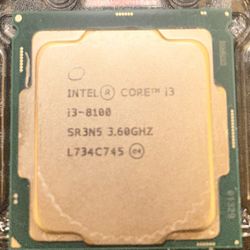 Intel CORE i3-8100 Coffee Lake 4GB 3.6GHZ