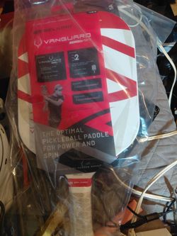 Pickleball paddle with case and accessories