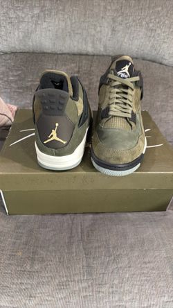 Jordan 4 Craf Olive Size 13