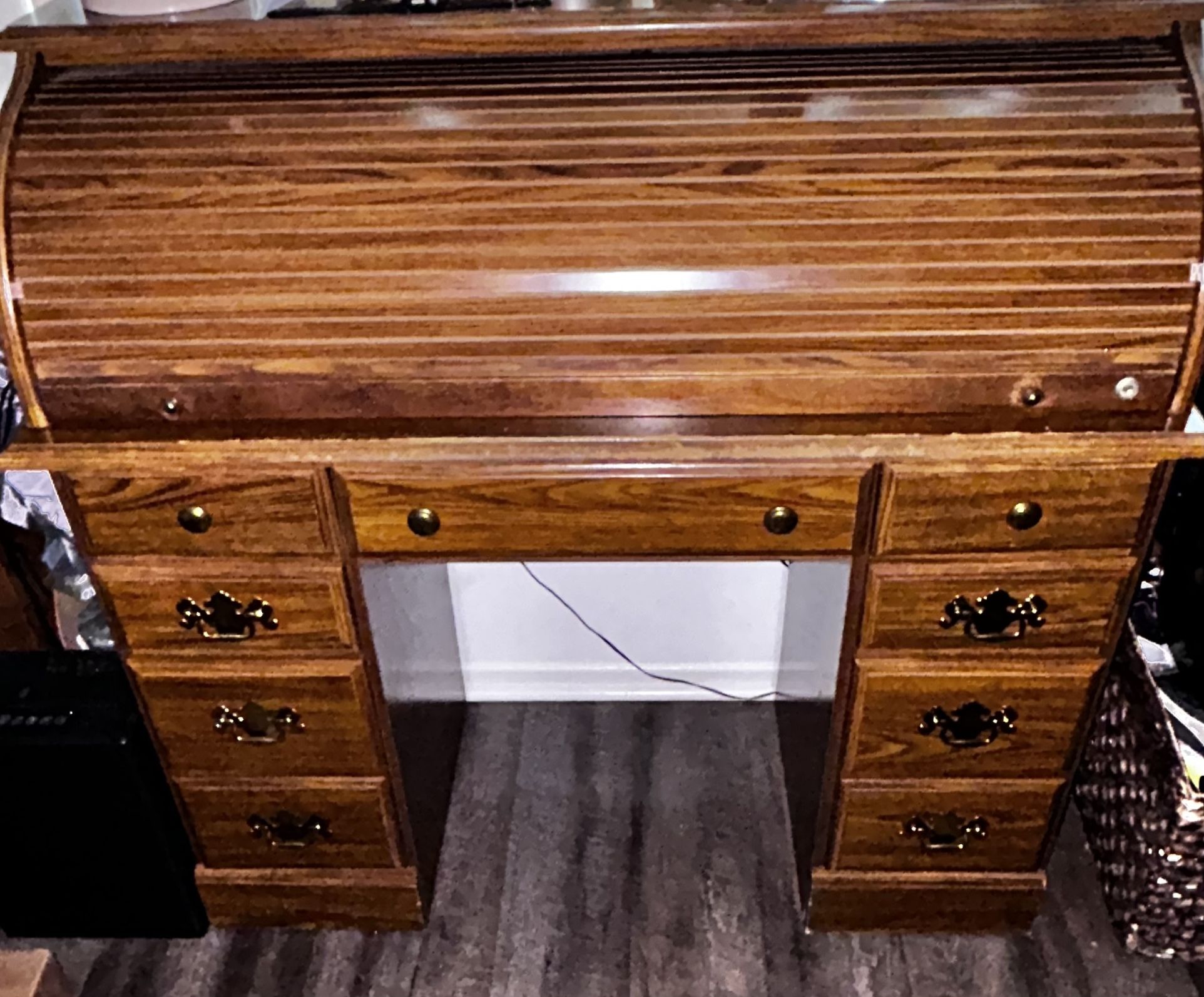 Antique Desk Real Wood