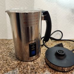 Milk frother and warmer.