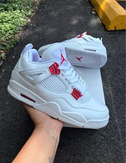Red Metallic Jordan 4s