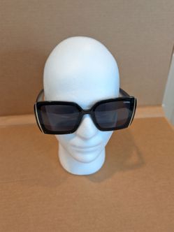 Chanel Black Rectangle Sunglasses