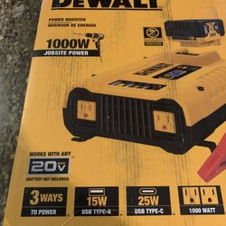 Dewalt 20v  Power Inverter Nuevo Tool Only