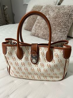 DB MONOGRAM SIGNATURE SATCHEL