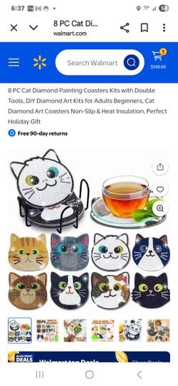 Diamond Coaster Craft ~Cat Style