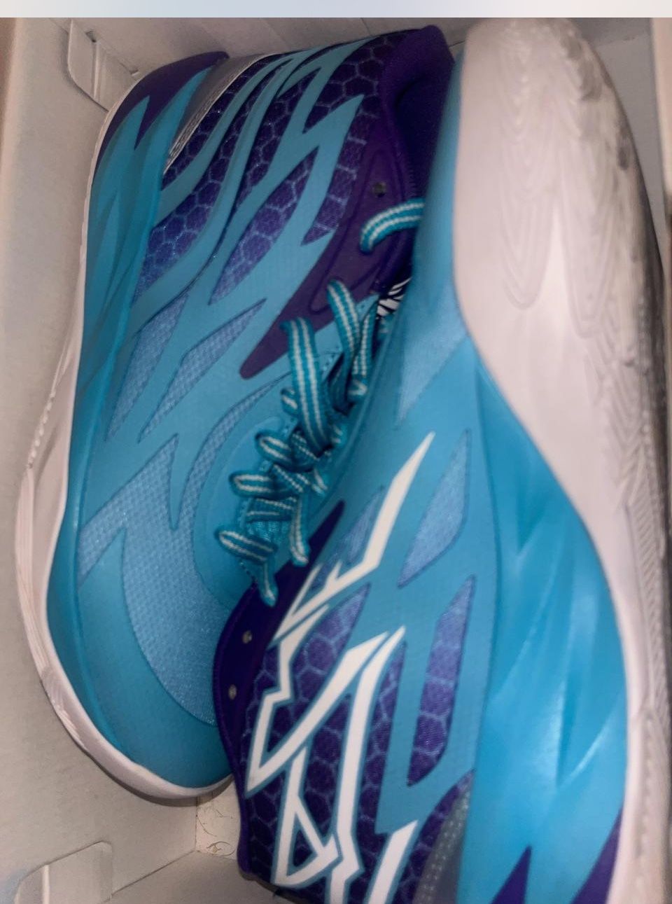 Puma Lamelo Ball MB.02 Size 7 Blue And Purple