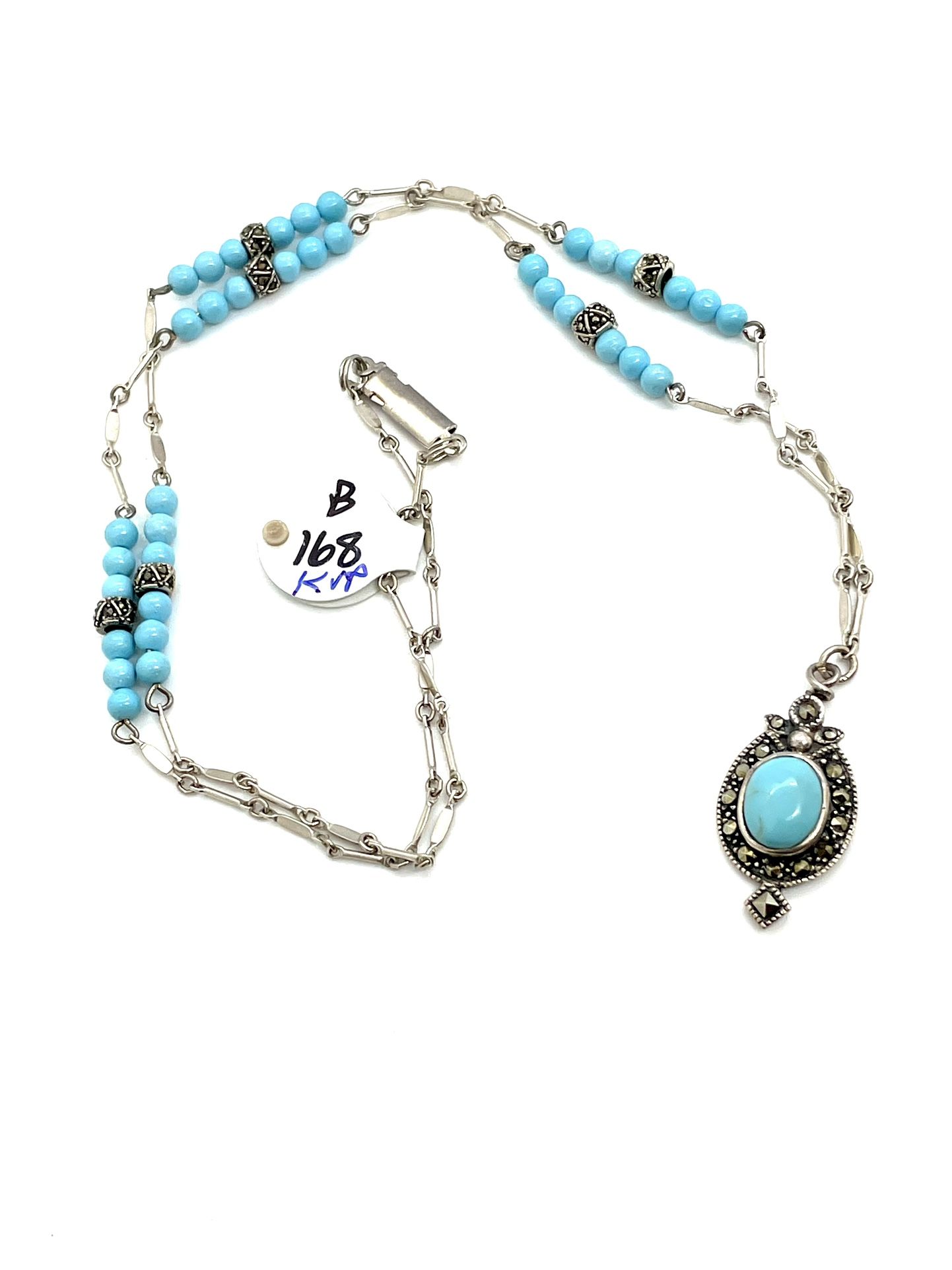 Sterling Marcasite Necklace