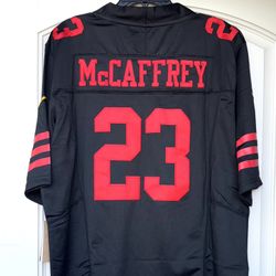 SAN FRANCISCO 49ERS #23 CHRISTIAN McCAFFREY JERSEY