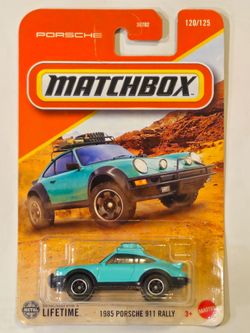 MATCHBOX # 120 OF 125 . 1985 PORSCHE (911) RALLY .