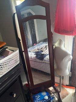 Jewelry organizer  with mirror