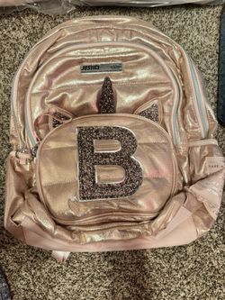 New Justice School Backpack - w/ Letter Initials