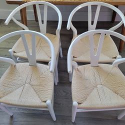 Set Of Wishbone Chairs