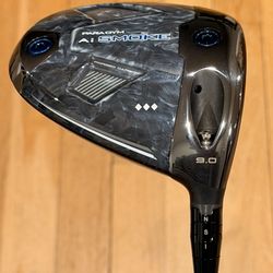 MINT Callaway Ai Smoke Triple Diamond 9* Driver + VENTUS BLUE VELOCORE 5S
