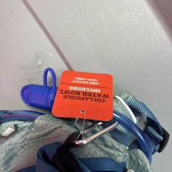 ARCADIA TRAIL Blue Dog Camelback Water Bladder Harness - Size Small