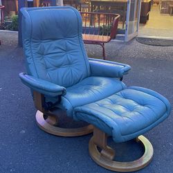Ekornes Stressless Recliner and Footstool - *SOLD*