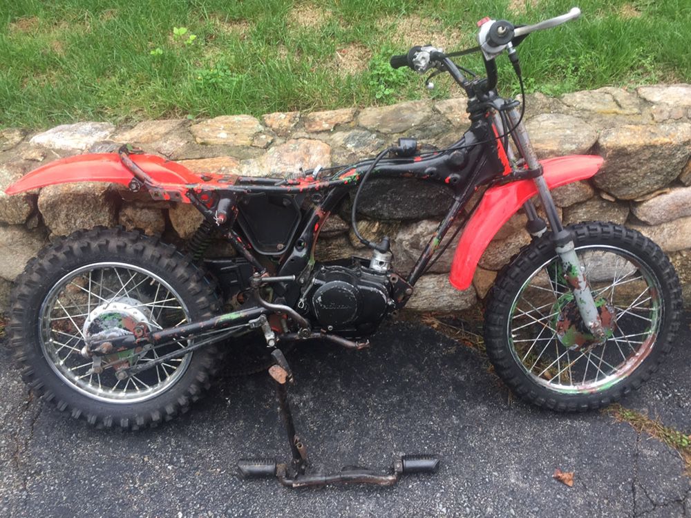 1980 Honda XR80 Project Parts Motorcycle Dirt Trail