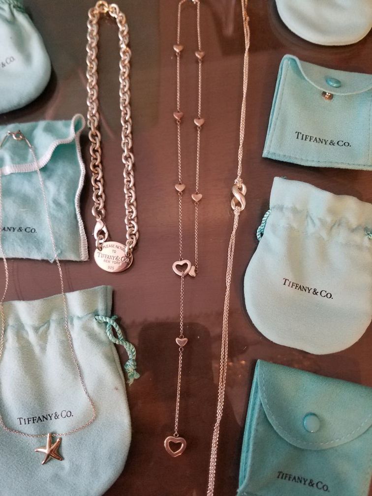 Tiffany & Co. Necklaces bracelets and earrings