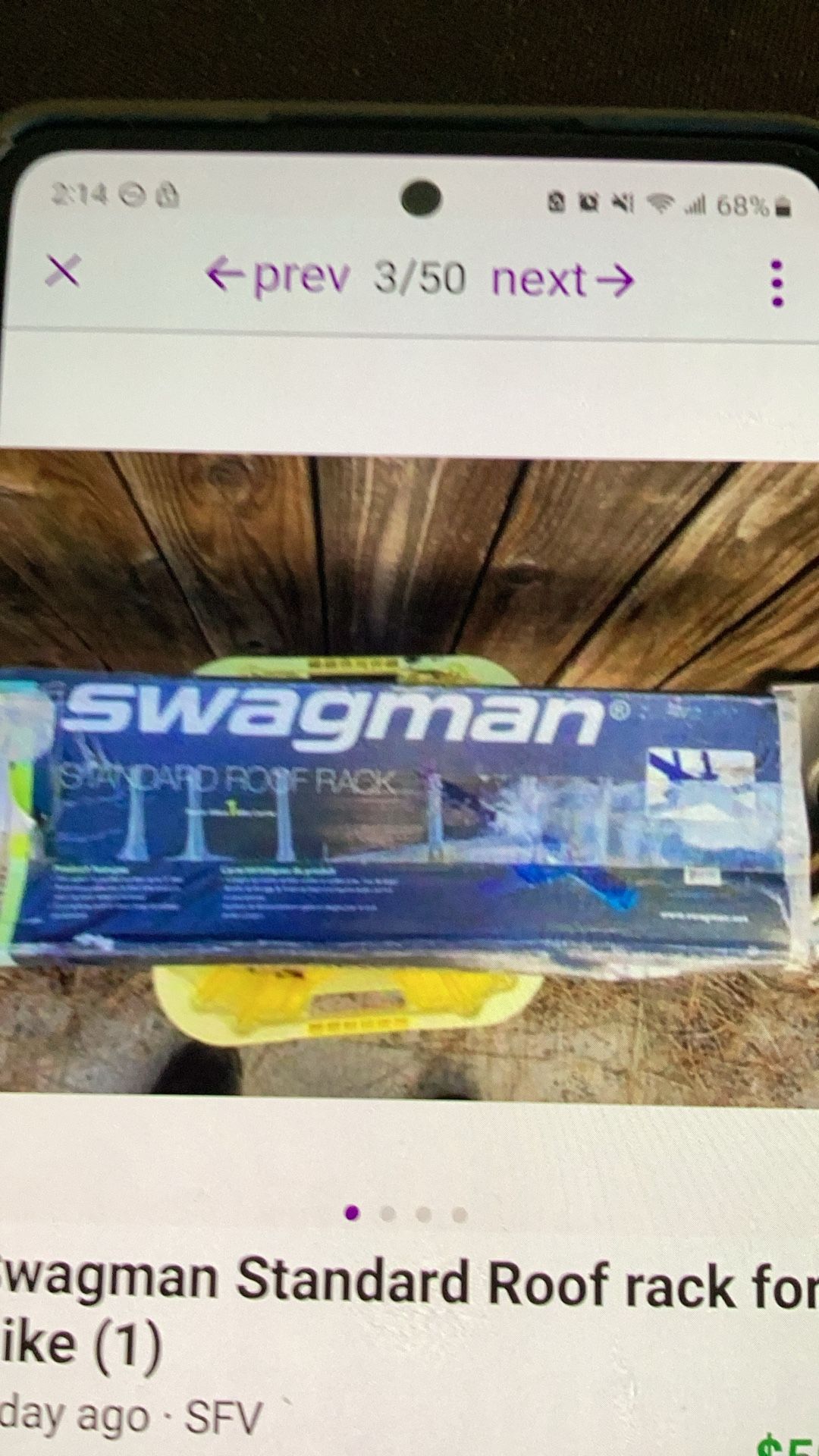Swagman Standard Roof rack for Bike (1)