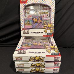 Pokemon 151 Alakazam Boxes