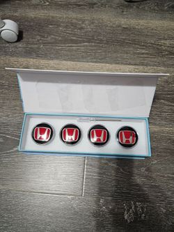 BRAND NEW 4PCS HONDA 65MM LED ILLUMINATED WHEEL RIM CENTER CAPS HUBS COVER FOR HONDA ACCORD
