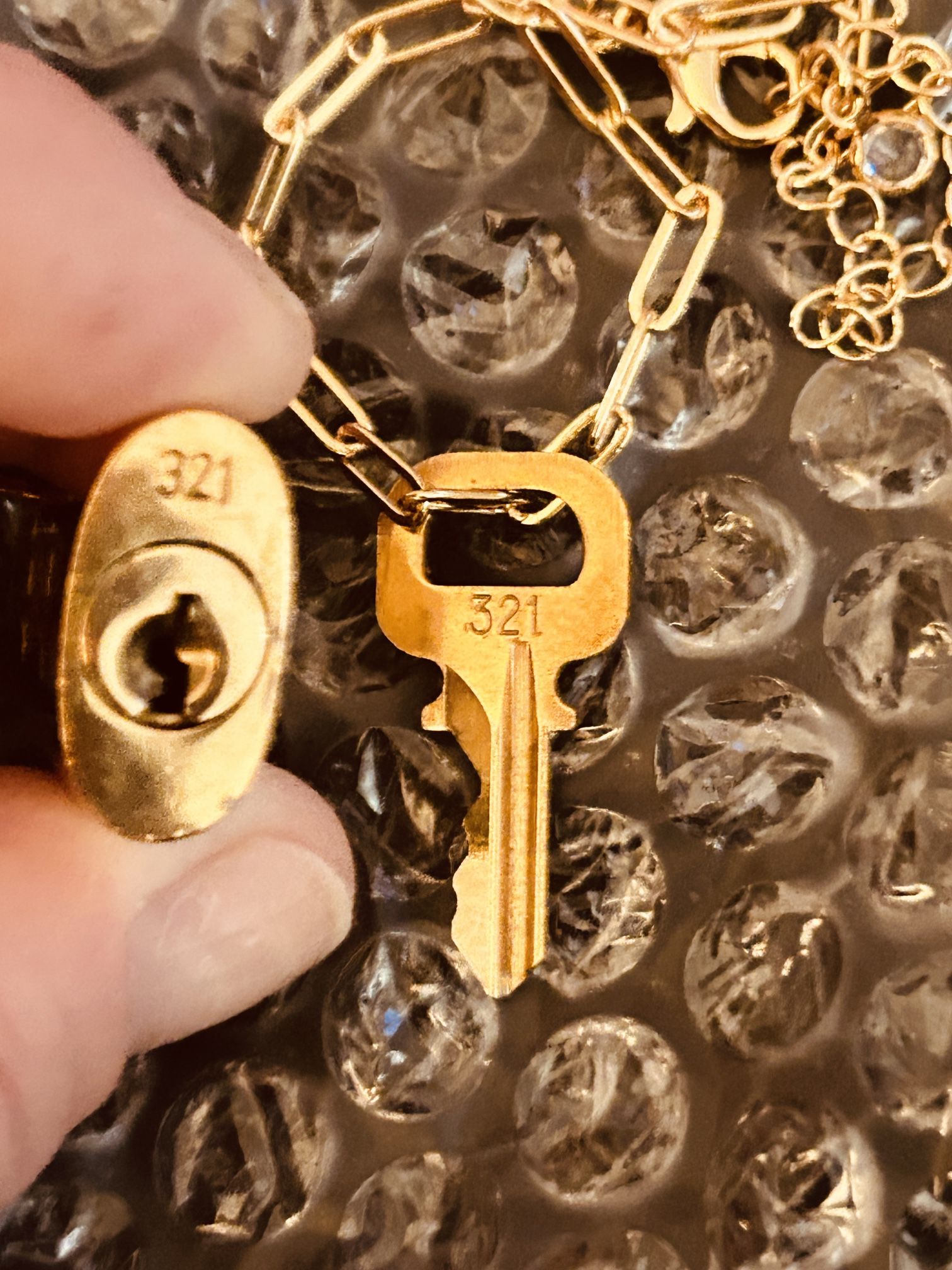 Louis Vuitton padlock And Key