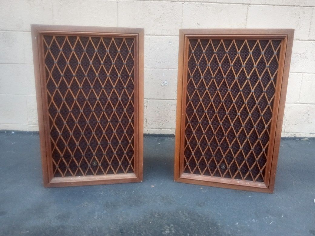 1972 Vintage  PIONEER CS-99  Five Way SPEAKERS With 15" Woofers EXCELLENT 