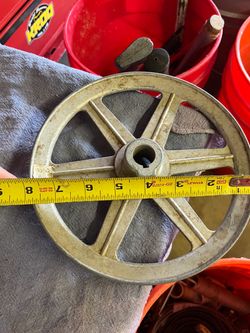 single-groove V-belt pulley