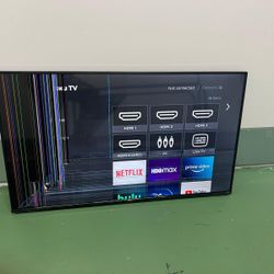 Damaged TCL 55” Smart Tv