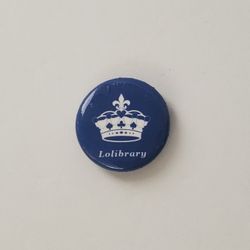 Lolibrary button Pin