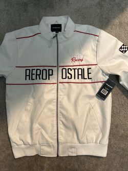 White leather Aeropostale  jacket