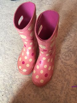 Size 12 girls rain boots