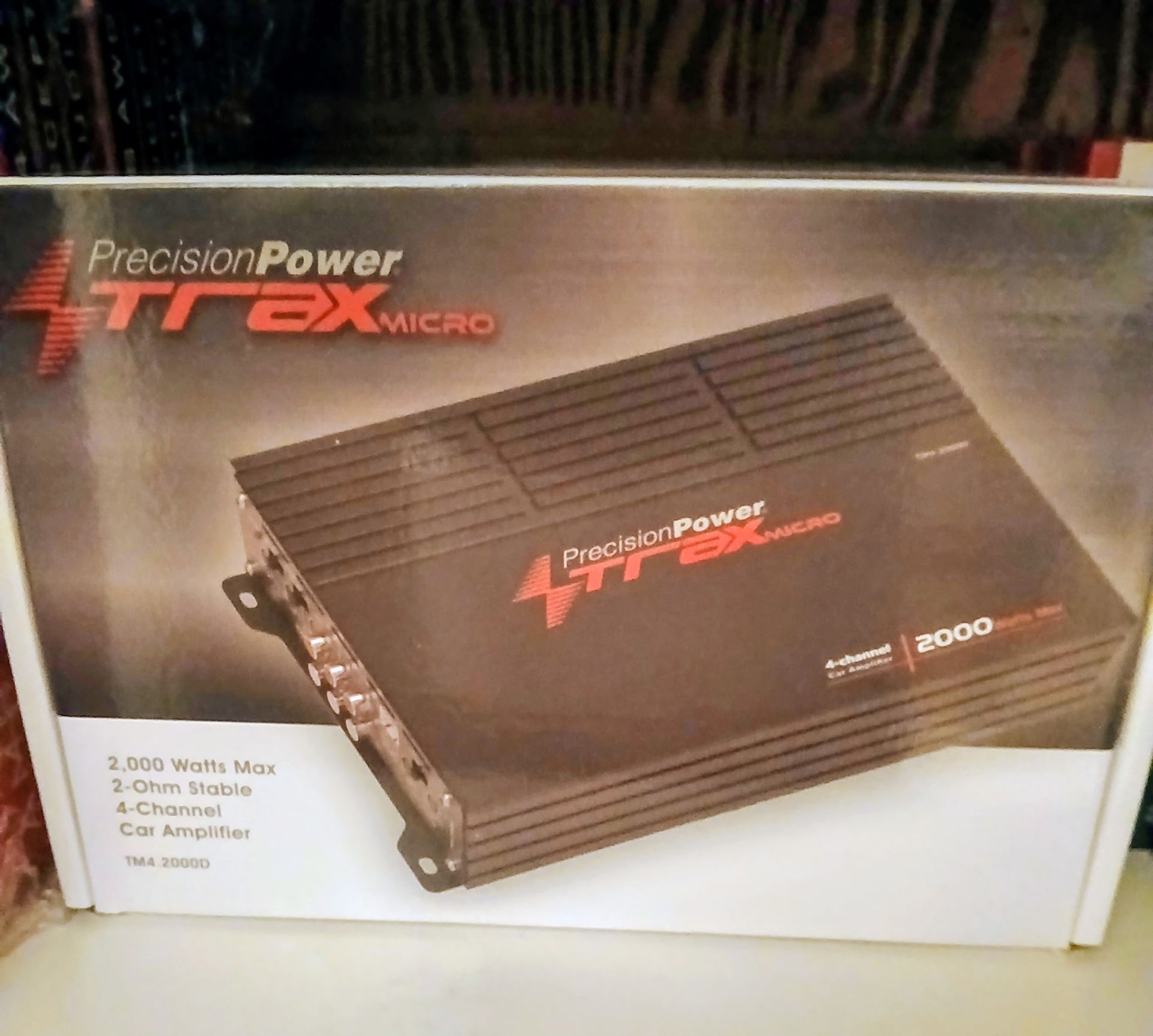 Precision Power Trax Micro 2000 Watts 4 Ch Amplifier Brand New In The Box