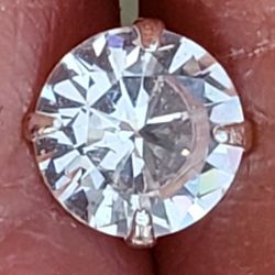 BRAND NEW STERLING SILVER CZ EARRINGS