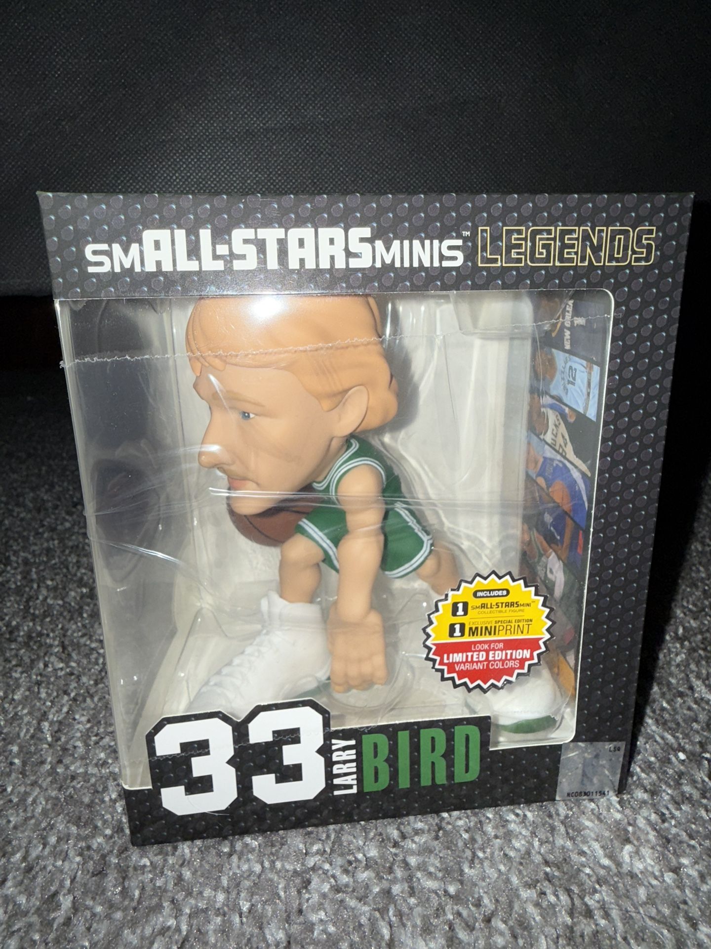 NBA Basketball Boston Celtics Larry Bird Small Stars Mini Figurine Brand New IB.