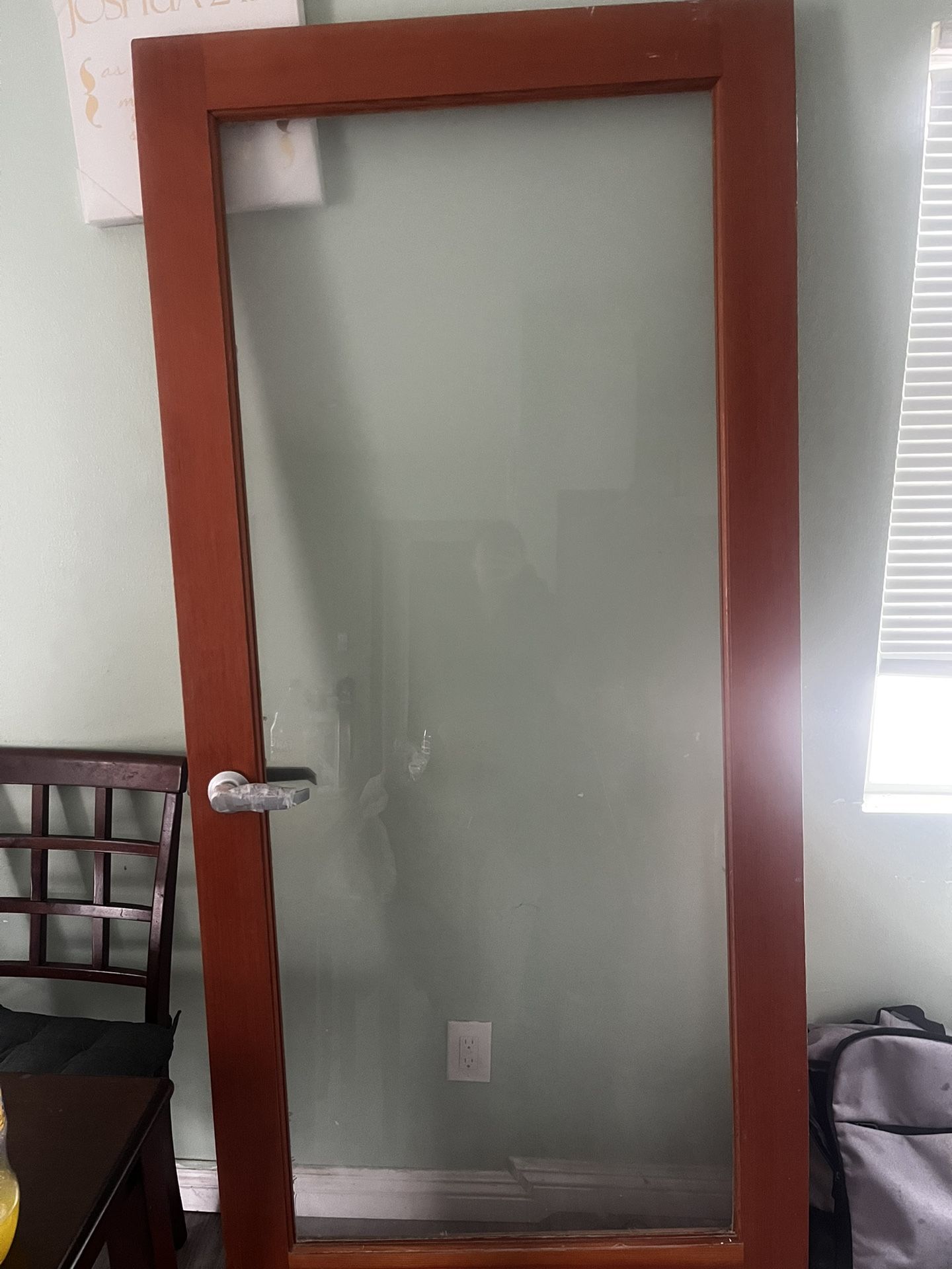 Glass door