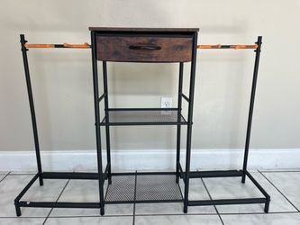 MULTIFUNCTIONAL GUITAR STAND WITH STORAGE SHELF