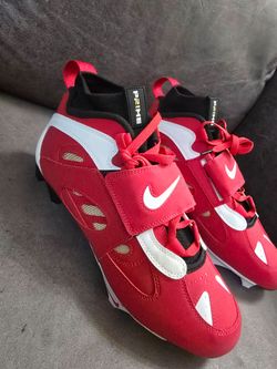 Nike Diamond Turf II TD Football Cleat Black Red Prime Deon IF4807-001 Size 10.5