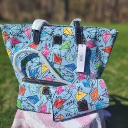 New 3 Piece Dooney & Bourke Limited Edition Kite Design 