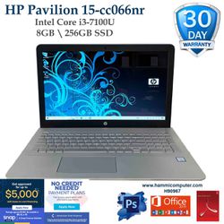 HP Pavilion 15-cc066nr, Intel Core i3-7100U, 16GB, 256GB SSD "H90967"